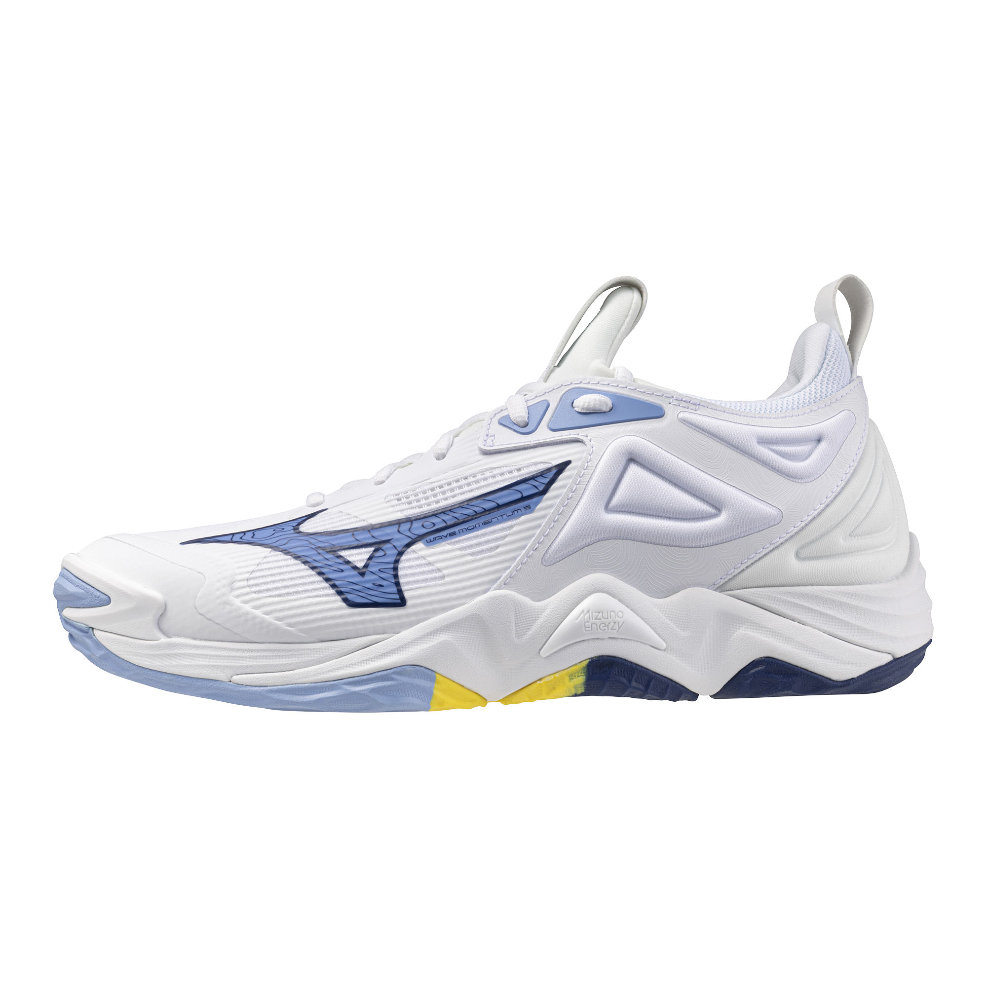 Mizuno Wave Momentum 3 Unisex Volleyball Shoe -White/Bellwether