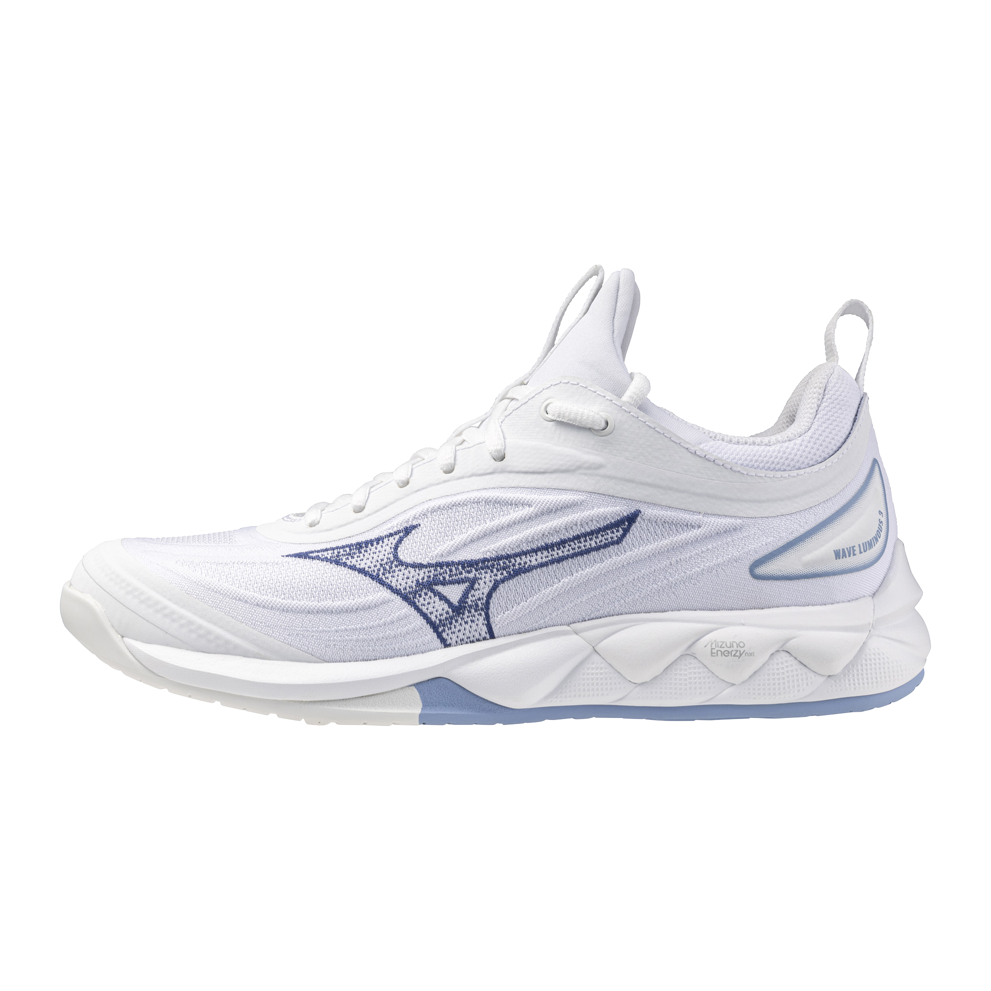 Mizuno Women's Wave Luminous 3 -White/Bellwether Blue