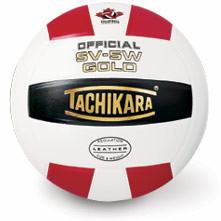 Tachikara Canadian SV5W Gold Volleyball - Red/White/Black